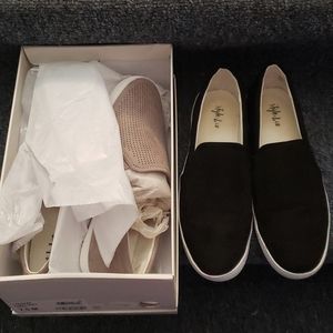 2 Pairs-Style&Co Louiza Perforated SlipOn Sneakers